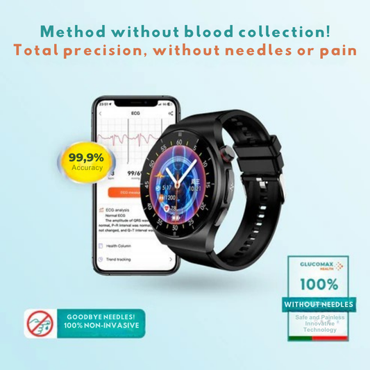 GlucoMax Non-Invasive Laser Smartwatch